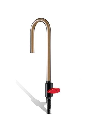 TERRIFI Aquarium Fish Tank Hook Water Changer, Adjustable Flow, Quality PVC,Quickly and Efficiently Helps Fill Your Water, Aquarium Vacuum Water Filler for Fish Tank, Suit for 1/2'', 5/8'' 3/4'' Hose