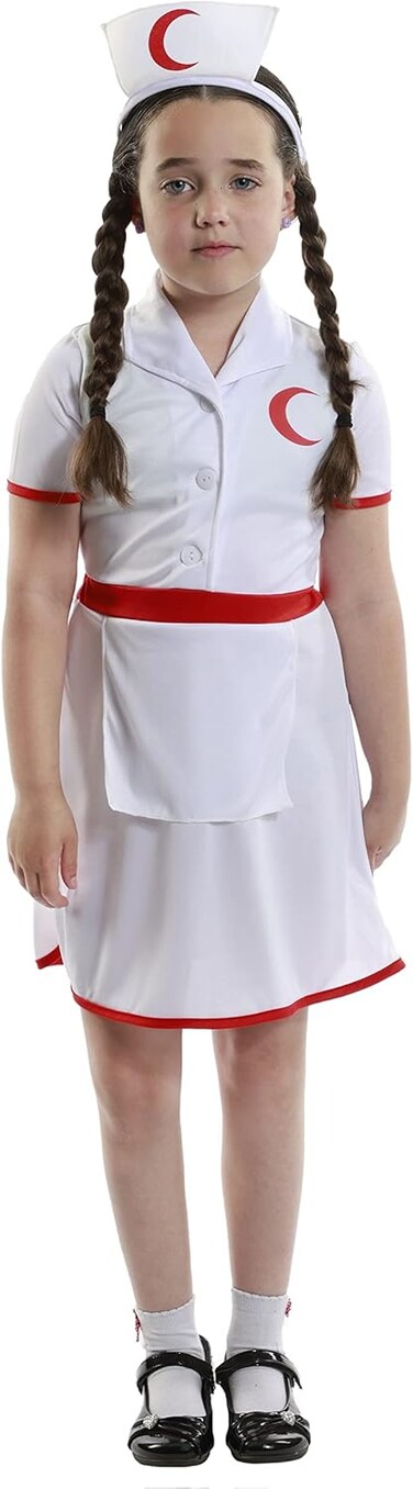 Mad Toys Nurse Professions Costumes For Kids, Small 3 To 4 Years