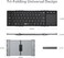 iClever iClever Folding Wireless Keyboard with Sensitive Touch Pad, Pocket-Sized Tri-folding Bluetooth Keyboards with Portable Carry Pouch, Aluminum Alloy Base (Sync Up to 3 Devices), Dark Gray

