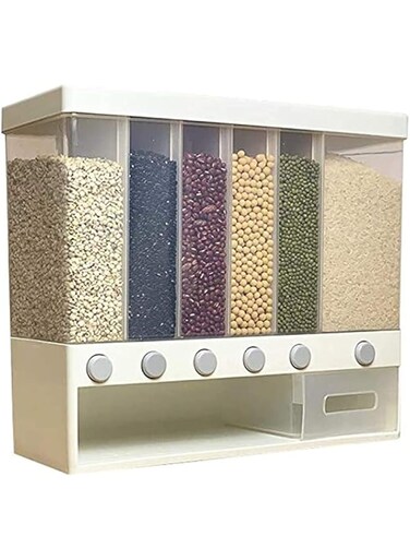 Wall-Mounted Grains Food Dispenser