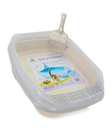 NutraPet Cat Toilet Little Cat Litter   Box Cream 46*36.6*11 cm