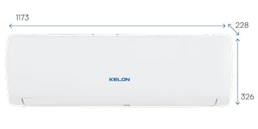 Kelon Wall- Mounted 2 Ton Split Rotary Compressor, T3 Cooling, LED Display, Auto Restart, Long Air Flow Distance,  R410 Refrigerant  Air Conditioner KAS-24CF1  - Best For Home &amp; Office (No Installation)
