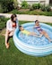 Intex Blue Bliss Splash Pool,Inflatable Swimming Pool, 147 cm x 33 cm, Blue Mosaic Design, 330L Capacity