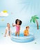 Intex Blue Bliss Splash Pool,Inflatable Swimming Pool, 147 cm x 33 cm, Blue Mosaic Design, 330L Capacity