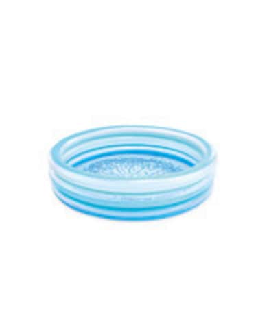 Intex Blue Bliss Splash Pool,Inflatable Swimming Pool, 147 cm x 33 cm, Blue Mosaic Design, 330L Capacity