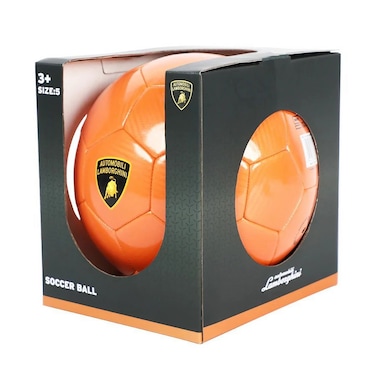 Lamborghini Carbon Fiber Soccer Ball (Size: 5, Orange)