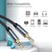Audio Cable Aux Cable 1M Braided Male to Male Stereo Auxiliary Aux Jack Compatible for iPhone, iPad, Samsung Smartphones, Tablets Car Home Stereos, Beats Bose Sony Speaker (PCA42)