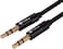 Audio Cable Aux Cable 1M Braided Male to Male Stereo Auxiliary Aux Jack Compatible for iPhone, iPad, Samsung Smartphones, Tablets Car Home Stereos, Beats Bose Sony Speaker (PCA42)