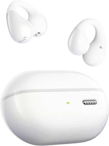 SoundPEATS PearlClip Pro Open-Ear Earbuds with LDAC &amp; Hi-Res Audio, Bluetooth 6.0 Clip On Headphones, IPX5 Waterproof, Wireless Earbuds with 24 H Playtime, APP Control for Running/Cycling/Fitness