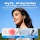 SOUNDPEATS Air6 HS BT 6.0 Wireless Earbuds, Semi-in-Ear Bluetooth Earphones with 13mm Triple-Magnet Bio-Composite Driver, LDAC &amp; Hi-Res Audio, 45H Playtime, 4-Mic Noise Cancelling, IPX5, Fast Charge