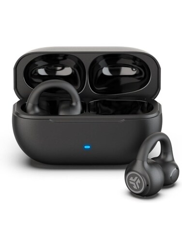 Jlab
Flex Open Ear Earbuds - Wireless Open Sport Headphones, Cuff Design Clip on Earphones, 21H Playtime, IP55 Sweat-Resistant Open-Ear Buds with Bluetooth Multipoint, MEMS Microphone black