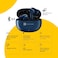 realme Buds T100 &ndash; Wireless Earbuds, Bluetooth 5.3, IPX5 Waterproof, Noise Cancelling for Calls, Up to 28 Hours Playtime, Includes Charging Case, Blue