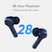 realme Buds T100 &ndash; Wireless Earbuds, Bluetooth 5.3, IPX5 Waterproof, Noise Cancelling for Calls, Up to 28 Hours Playtime, Includes Charging Case, Blue