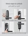L2S Smart Fingerprint Lock, Keyless Lock with Four Unlock Methods, Real-Time Mobile Alerts, Built-In Electronic Doorbell, Anti-Tamper Alarm, Low-Battery Warning, Easy User Management