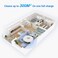 EZVIZ Robot Vacuum Cleaner, LiDAR Navigation Obstacle Detection, 4000Pa Suction, Carpet Detection, Water Tank 300 ml, 180 min Battery, APP/Alexa Control, RE5, White