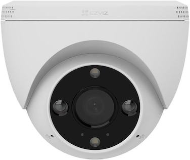 H4 2K Wi-Fi Smart Home Camera, AI-Powered Human / Vehicle Shape Detection, Active Defense with Siren and Strobe Light, Color Night Vision, Two-Way Calling, IP67, White   CS-H4