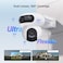 Ezviz HB90+8W Solar Panel 4MP+4MP 360 Wireless Wifi Surveillance Camera on 10400mAh Motorized Dual Lens Battery