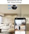 EZVIZ Security Camera C7, 2K+ / 4MP Dual-Lens CCTV Camera for Home, Baby Monitor with 360&deg; View, Night Vision, Human/Pet Detection, Auto Tracking, Two-Way Calling, Patrol Mode, Alexa &amp; Google Control