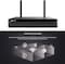 X5S-4W Wireless Network Video Recorder (NVR) with HDMI/VGA Output, Supports Up to 4 Wi-Fi Cameras, H.265 Video Compression, and 8TB Storage Capacity, Black