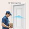 EZVIZ HP2 Digital Peephole 1080P Wireless Video Peephole with 4.3" Color Screen, 146&deg; Wide Angle View, 2200mAh Rechargeable Battery, WiFi 2.4GHz, Silver