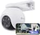 Ezviz H80f Multi Triple-Lens Smart Home Wi-Fi Camera, 2K+ Triple Lenses, 360&deg; Panoramic View, 12x Mixed Zoom, Color Night Vision, Two Patrol Modes, IP67 Weatherproof, White   CS-H80f-R100-8G444WKFL