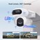 Ezviz HB90 Dual Kit, 2K+ &amp; 2K+ Dual Lenses, Always-On Video Mode 2.0, 360&deg; Panoramic View, Two-Way Talk, Weatherproof, 10400mAh Battery, 8W Solar Panel, White   CS-HB90/SP-R100(4MP+4MP)