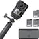 DJI Osmo Action 4 Adventure Combo - 4K/120fps Waterproof Camera With 1/1.3-Inch Sensor, 10-bit &amp; D-Log M Color Performance, 155&deg; Wide FOV, 3 Extra Batteries - UAE Version