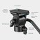 SmallRig Selection Compact Fluid Head Ch10 3259