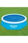 Bestway Fast Set Round Solar Pool Cover for Inflatable Ring Above Ground Pools, 2.44m