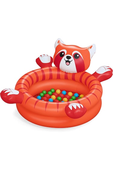 Bestway Playful Red Panda Ball Pit 107cm x 94cm x 58cm 52702