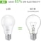 Lepro E27 Screw Bulb, Cool White 6500K, 60W Equivalent E27 LED Bulb, 8.5W 806lm Edison Screw Bulb, GLS Energy Saving E27 A19 LED Light Bulbs, Non-dimmable, Pack of 6
