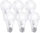 Lepro E27 Screw Bulb, Cool White 6500K, 60W Equivalent E27 LED Bulb, 8.5W 806lm Edison Screw Bulb, GLS Energy Saving E27 A19 LED Light Bulbs, Non-dimmable, Pack of 6

