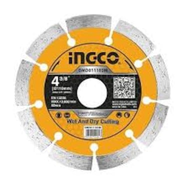 INGCO Diamond Disc Set DMD011102M Premium Professional Cutting and Grinding Discs for Stone, Tile, Concrete, and Masonry Applications