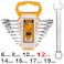 INGCO COMBINATION SPANNER SET HKSPA1088 - High-Quality 8-Piece Combination Spanner Set, Durable, Precision Engineering for Professional Use