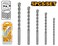 INGCO 5 PCS MASONRY DRILL BITS SET AKDB3055 - High-Quality 5-Piece Masonry Drill Bits Set for Efficient Drilling in Concrete, Brick, and Stone