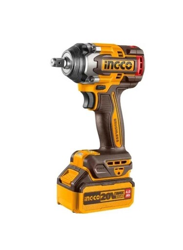 INGCO CORDLESS IMPACT WRENCH 350N.M CIWLI2035 - High-Torque Cordless Impact Wrench for Heavy-Duty Applications, 350N.M Torque, Compact and Powerful