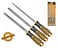 INGCO 3 PCS STEEL FILE SET HKTFS1308 - High-Quality 3-Piece Steel File Set for Precision Filing, Durable and Versatile, Ideal for Metal, Wood, and DIY Applications