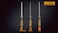 INGCO 3 PCS STEEL FILE SET HKTFS1308 - High-Quality 3-Piece Steel File Set for Precision Filing, Durable and Versatile, Ideal for Metal, Wood, and DIY Applications
