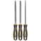INGCO 3 PCS STEEL FILE SET HKTFS1308 - High-Quality 3-Piece Steel File Set for Precision Filing, Durable and Versatile, Ideal for Metal, Wood, and DIY Applications