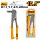 INGCO Hand Riveter HRS108 Heavy-Duty Professional Riveting Tool for Metal, Aluminum, and DIY Applications