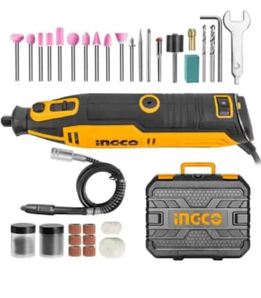 INGCO Mini Grinder MG13328 &ndash; Compact High-Speed Grinder for Precision Cutting, Polishing, and Grinding