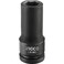 INGCO 1/2" Deep Impact Socket HDIS12191L Heavy-Duty Chrome-Moly Steel Professional Socket for Automotive, Industrial, and Mechanical High-Torque Applications