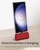 Moxedo Capsule 5000 mAh Mini Power Bank 20W Portable Charger Built-in USB-C Connector with Kickstand Compatible for Samsung Galaxy S21 Ultra 5G S20 FE Note 20/10, iPad Pro 2018 and Mac Book (Red)