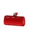 Moxedo Capsule 5000 mAh Mini Power Bank 20W Portable Charger Built-in USB-C Connector with Kickstand Compatible for Samsung Galaxy S21 Ultra 5G S20 FE Note 20/10, iPad Pro 2018 and Mac Book (Red)