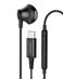Remson Wired Mono Stereo Earphone USB Type-C Connector Headphone Earphone Earbud Hi-Fi In-Line Remote Compatible for Samsung Galaxy S21 Ultra 5G S20 FE Note 20/10, iPad Pro 2018 and Mac Book (Black)