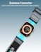 Moxedo MX23 Rugged Strap Breathable Nylon Braided Sports Band Compatible with Apple Watch Band Series 8/7/6/5/4/3/2/1/SE Ultra Woven Loop Design for 44mm/45mm/49mm &ndash; UAE Edition (Grey)