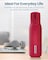 Moxedo Vacuum Flask Stainless Steel Double Wall Vacuum Insulated for Hot and Cold BPA Free 500ML Leak Resistant for Gym, Home, Office, Outdoor and Work (Red)