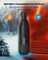 Moxedo Vacuum Flask with Built-in Wireless Speaker and LED Light Double Wall Vacuum Insulated Hot and Cold BPA Free 460ML for Gym, Home, Office, Outdoor and Work (Black)