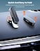 Moxedo Magnetic Car Phone Holder Foldable Adjustable One-Handed Operation Aluminum Alloy 360&deg; Rotation with Metal Plate for All Smartphone