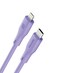Moxedo CavoX Pro USB-C to Lightning Silicone Cable 27W PD Fast Charge and Data Sync Compatible for iPhone 14/13/12/11 Pro Max X/XS/XR 8 7 6s Plus SE (Purple, 2m)